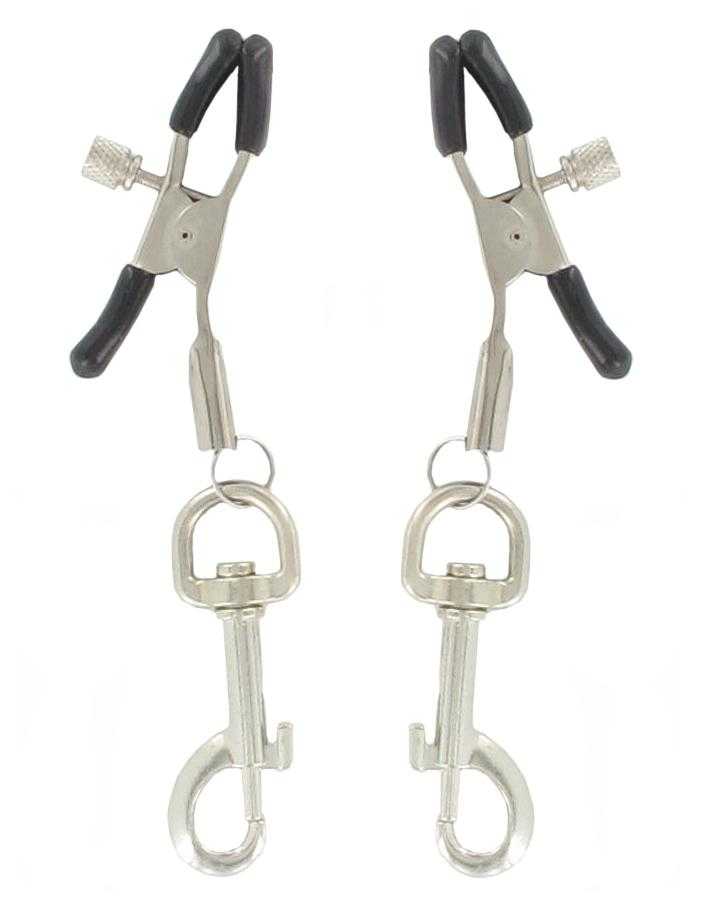 BASIC X skřipce na bradavky s karabinami BASIC X