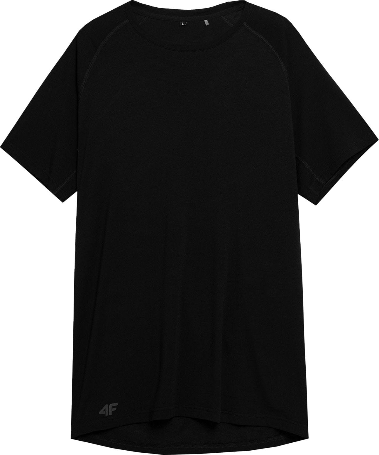4F Funkční tričko antracitová / černá