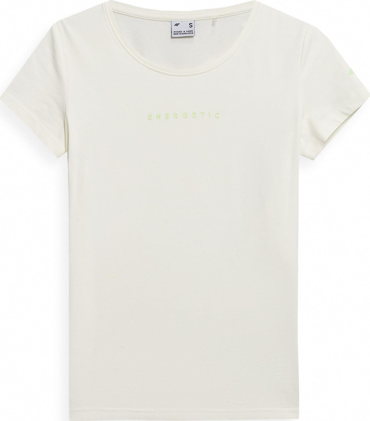 4F Funkční tričko krémová