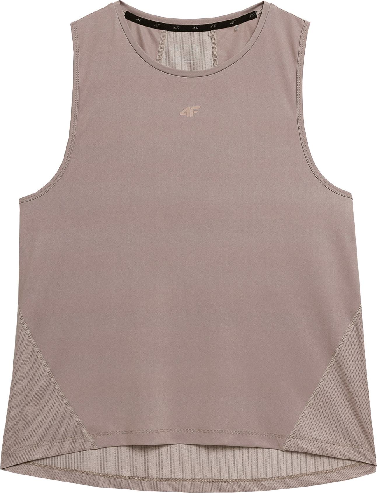 4F Funkční tričko světle hnědá