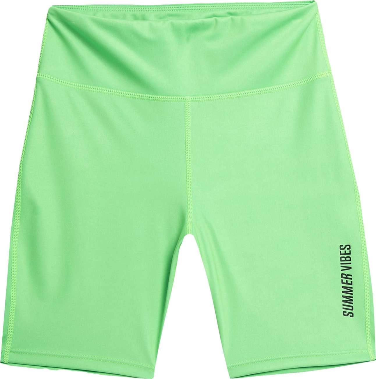 4F Sportovní kalhoty světle zelená / černá