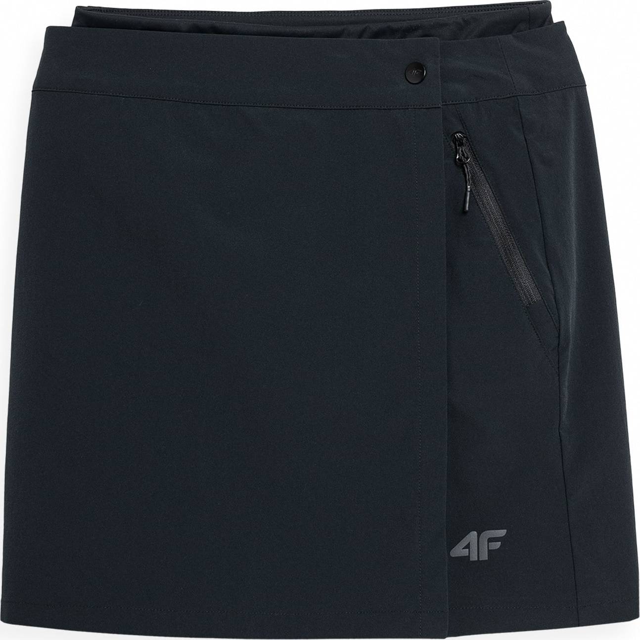 4F Sportovní sukně 'SPUDTR060' šedá / černá