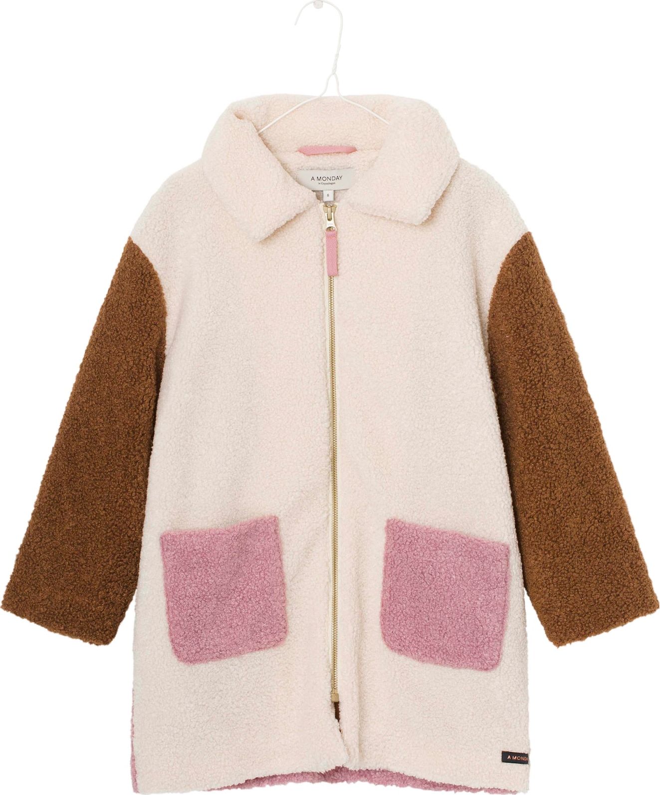 A Monday in Copenhagen Přechodná bunda 'THEA' hnědá / růžová / světle růžová