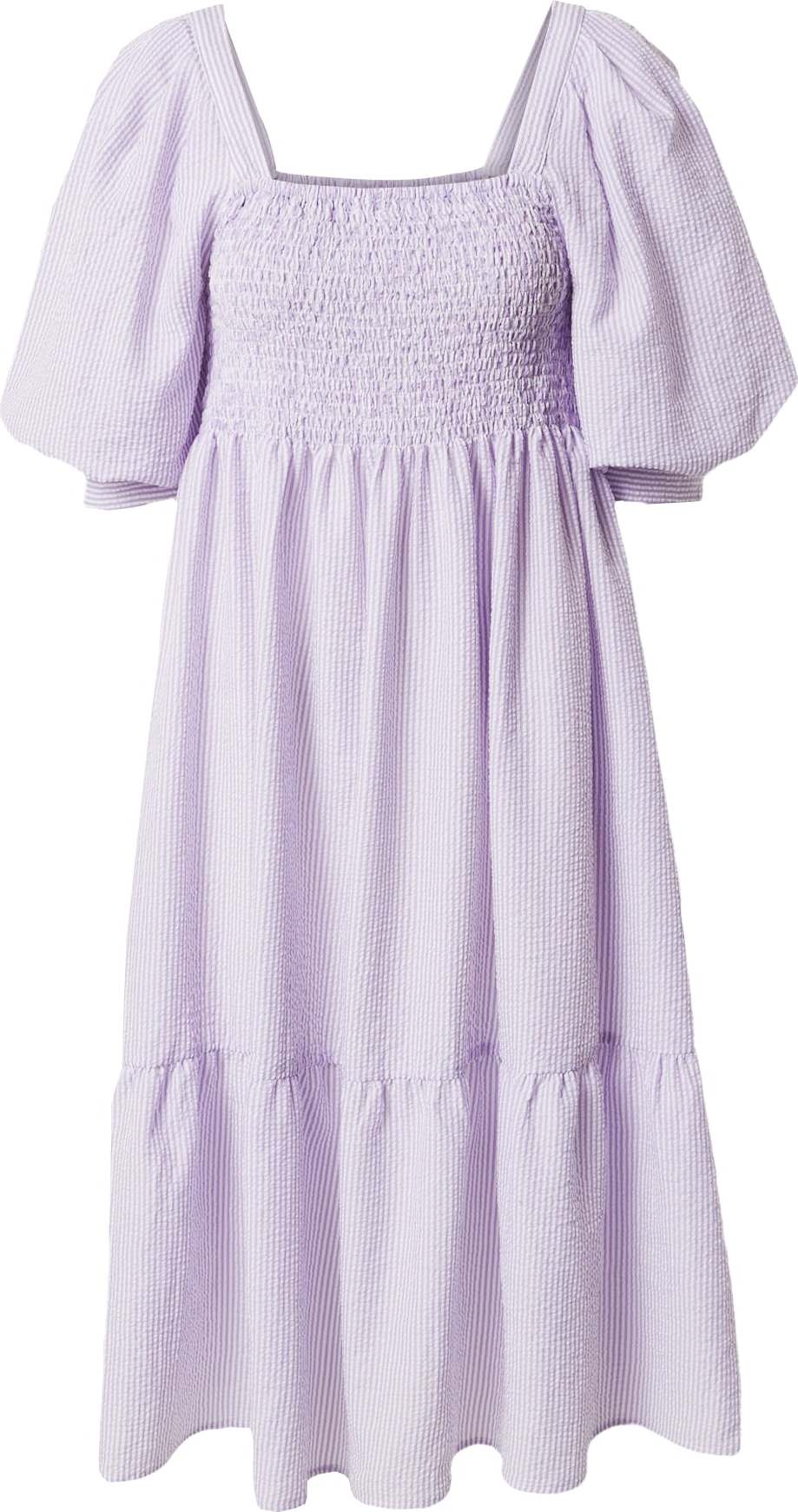 A-VIEW Šaty 'Cheri' fialová / bílá