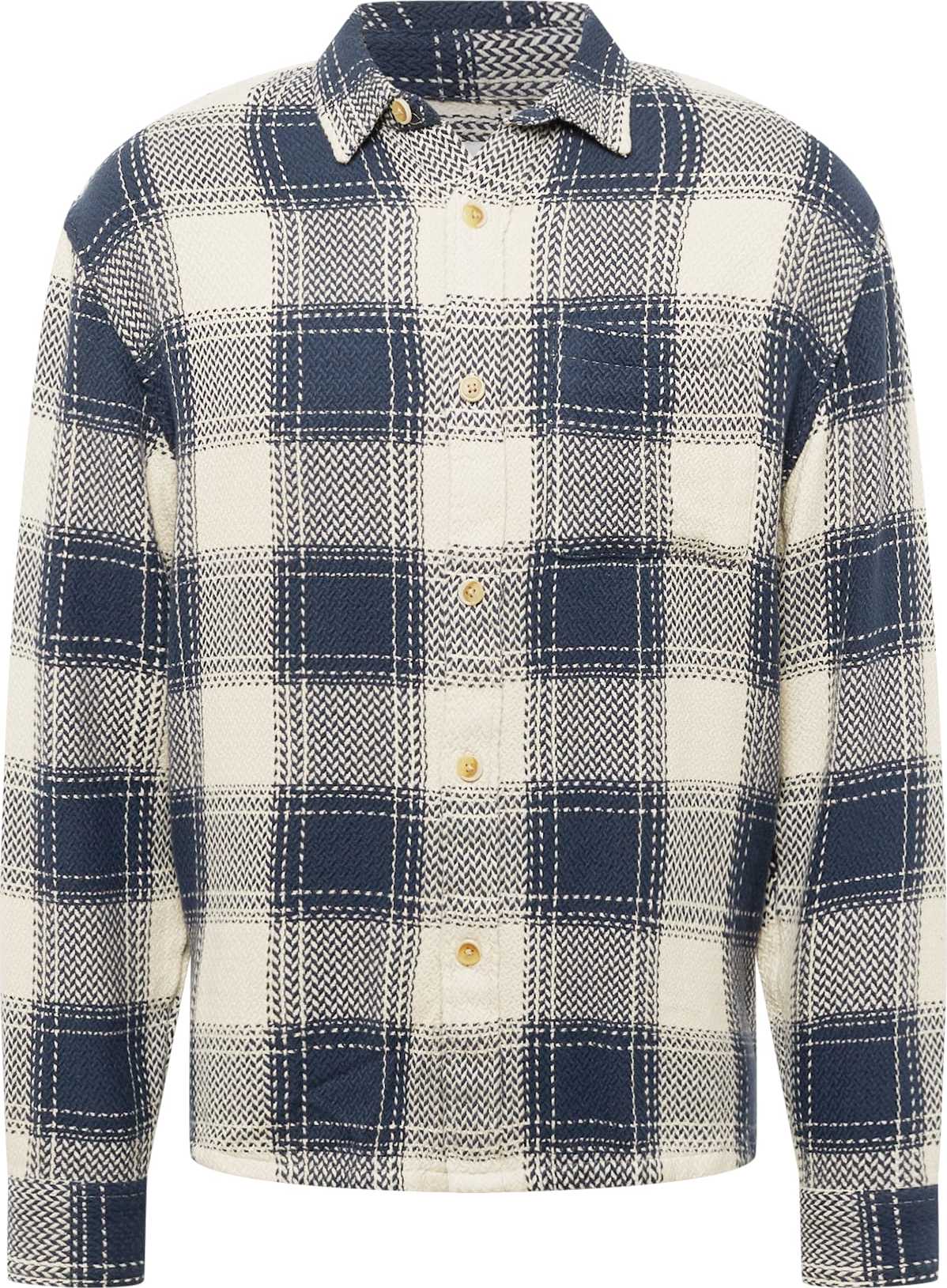 Abercrombie & Fitch Košile režná / námořnická modř