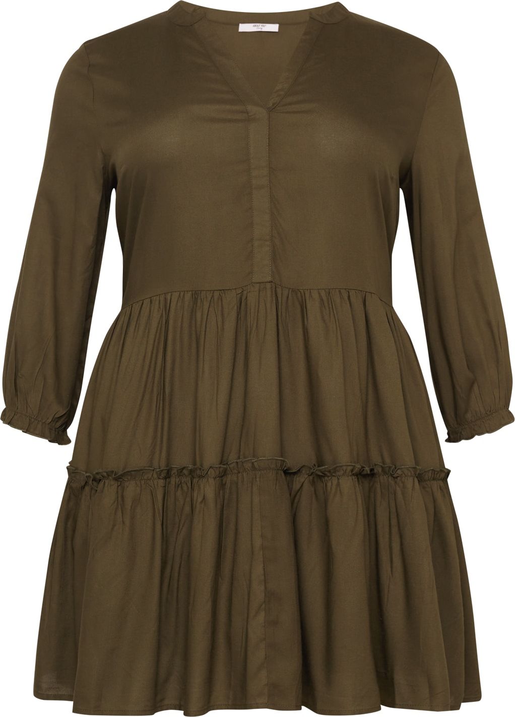 ABOUT YOU Curvy Šaty 'Isabell Dress' tmavě zelená