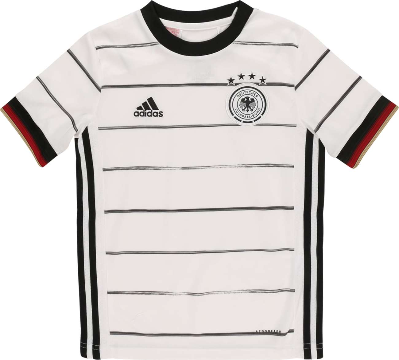 ADIDAS PERFORMANCE Funkční tričko 'EM 2020 DFB' žlutá / tmavě červená / černá / bílá