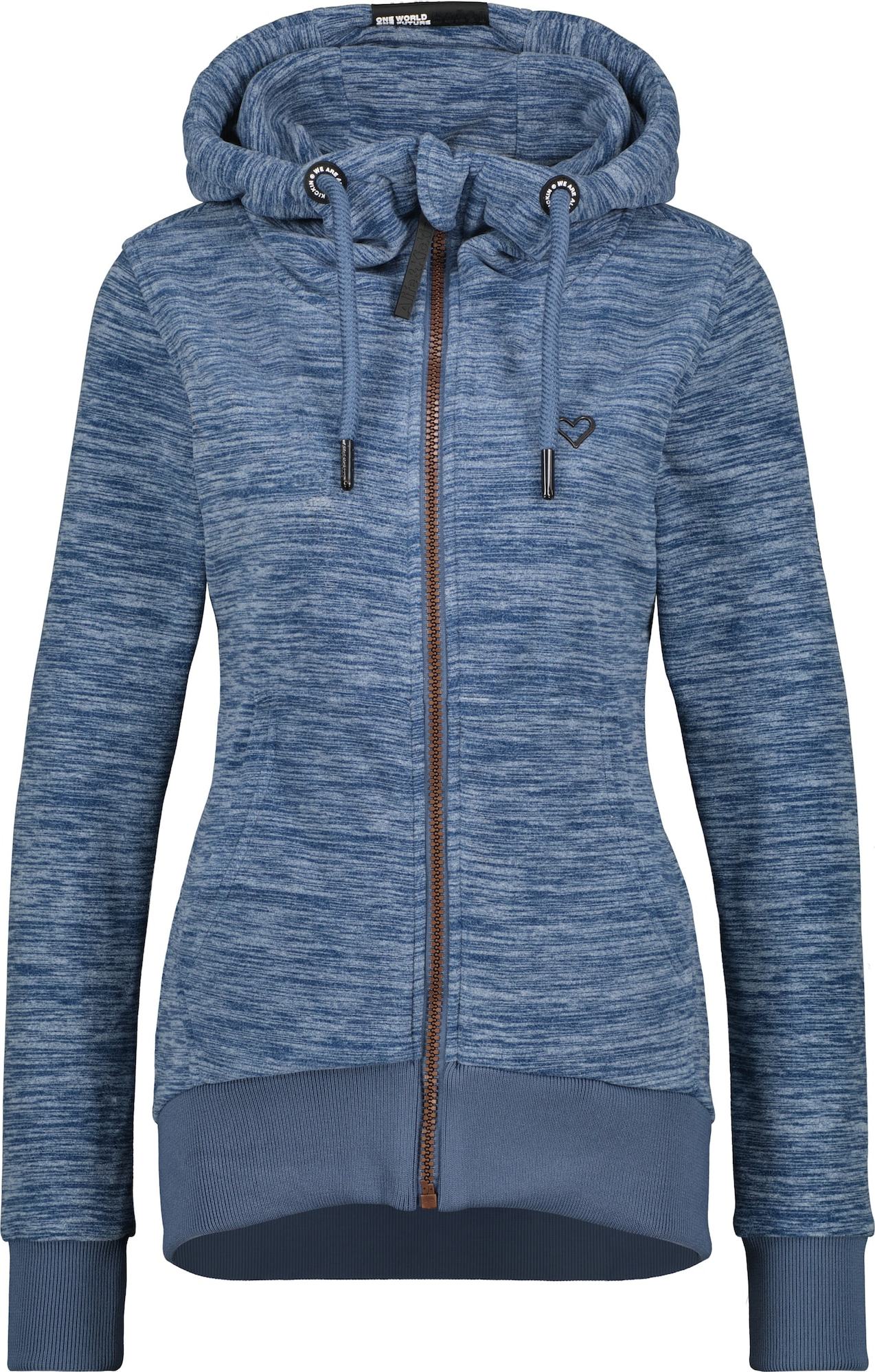 Alife and Kickin Mikina 'YasminAK' modrý melír