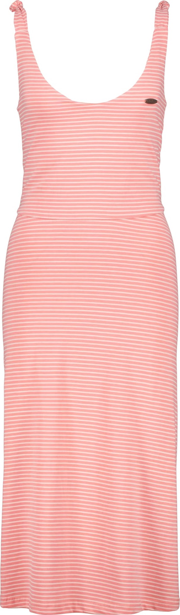 Alife and Kickin Šaty 'MelinaAK' broskvová / bílá