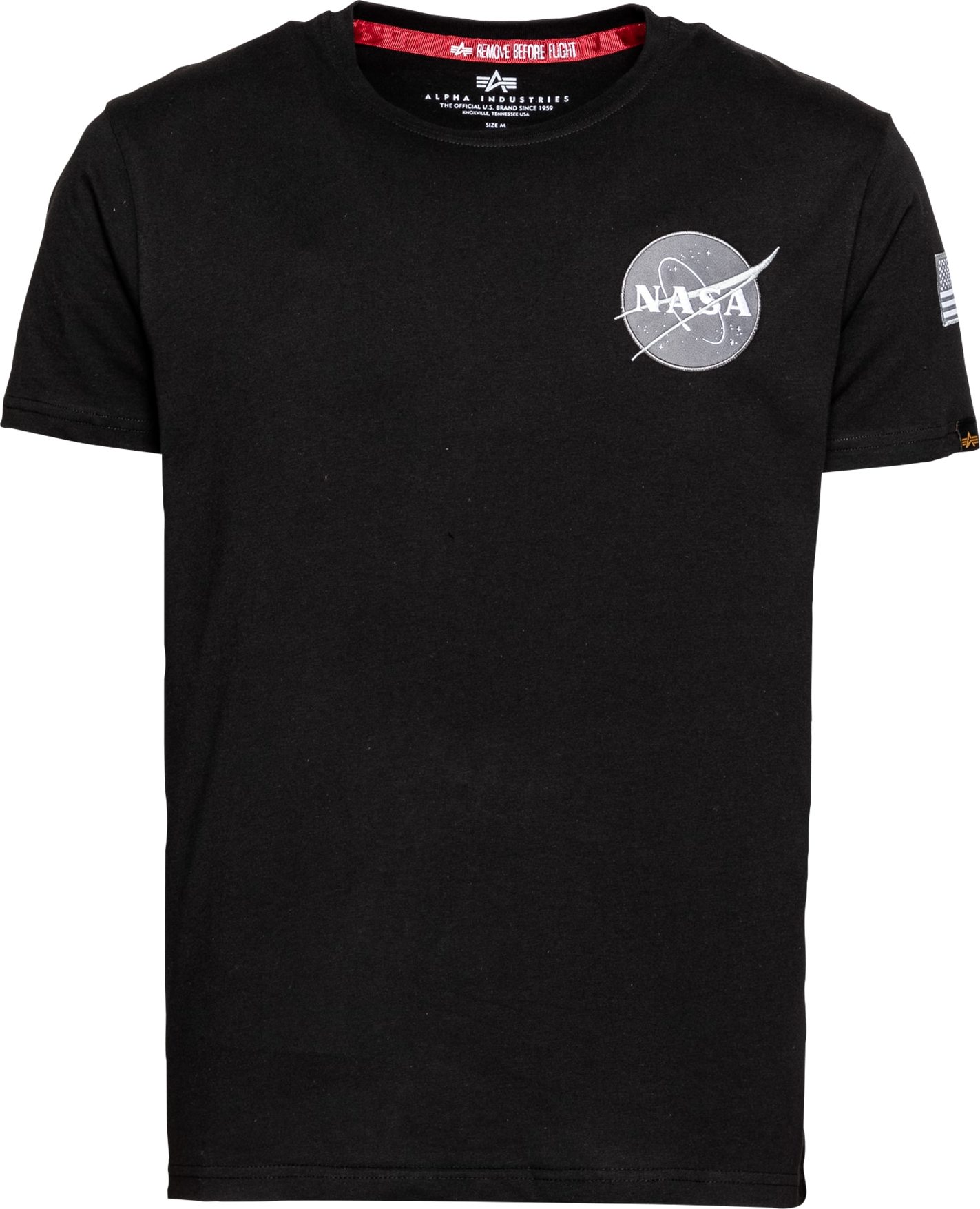 ALPHA INDUSTRIES Tričko 'Space Shuttle' opálová / šedá / černá / bílá