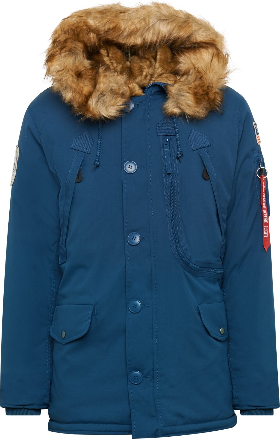 ALPHA INDUSTRIES Zimní bunda 'Polar' tmavě modrá