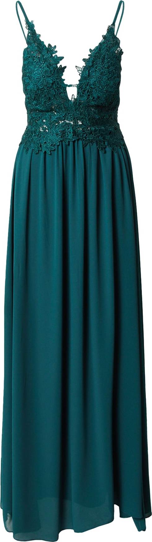 APART Společenské šaty tmavě zelená