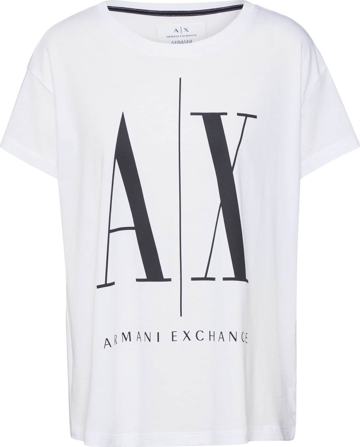 ARMANI EXCHANGE Tričko '8NYTCX' černá / bílá