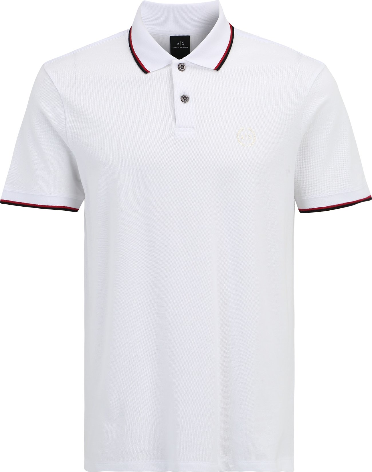 ARMANI EXCHANGE Tričko béžová / červená / černá / bílá