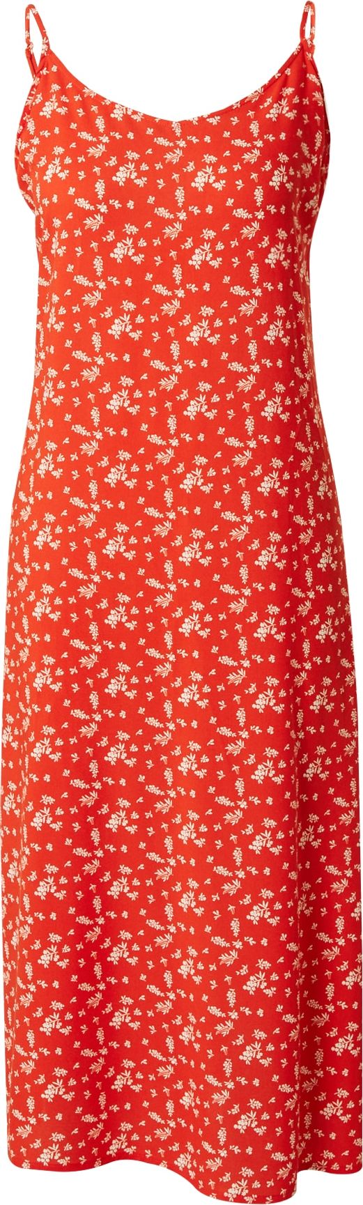 b.young Letní šaty 'JOELLA' červená / bílá
