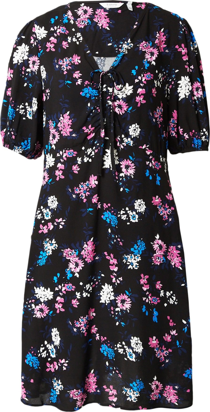 b.young Šaty 'JOELLA' modrá / pink / černá / bílá