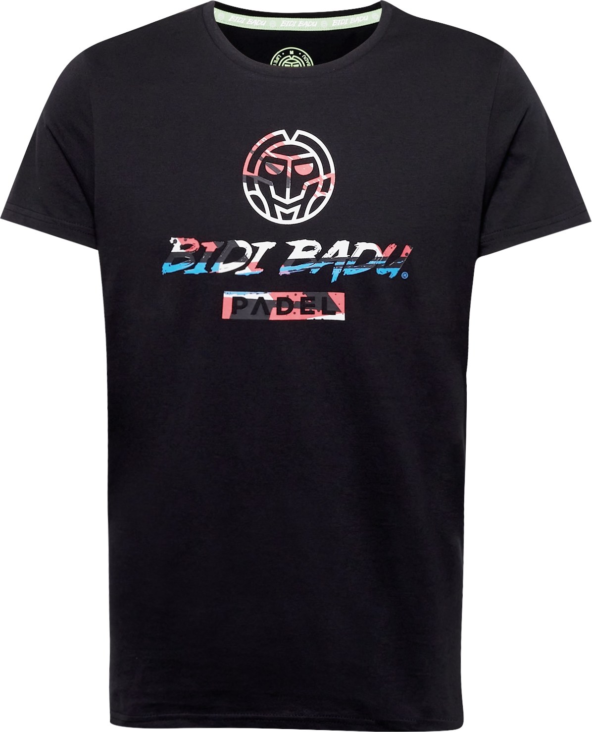 BIDI BADU Tričko 'Good Vibes' světlemodrá / starorůžová / černá / bílá