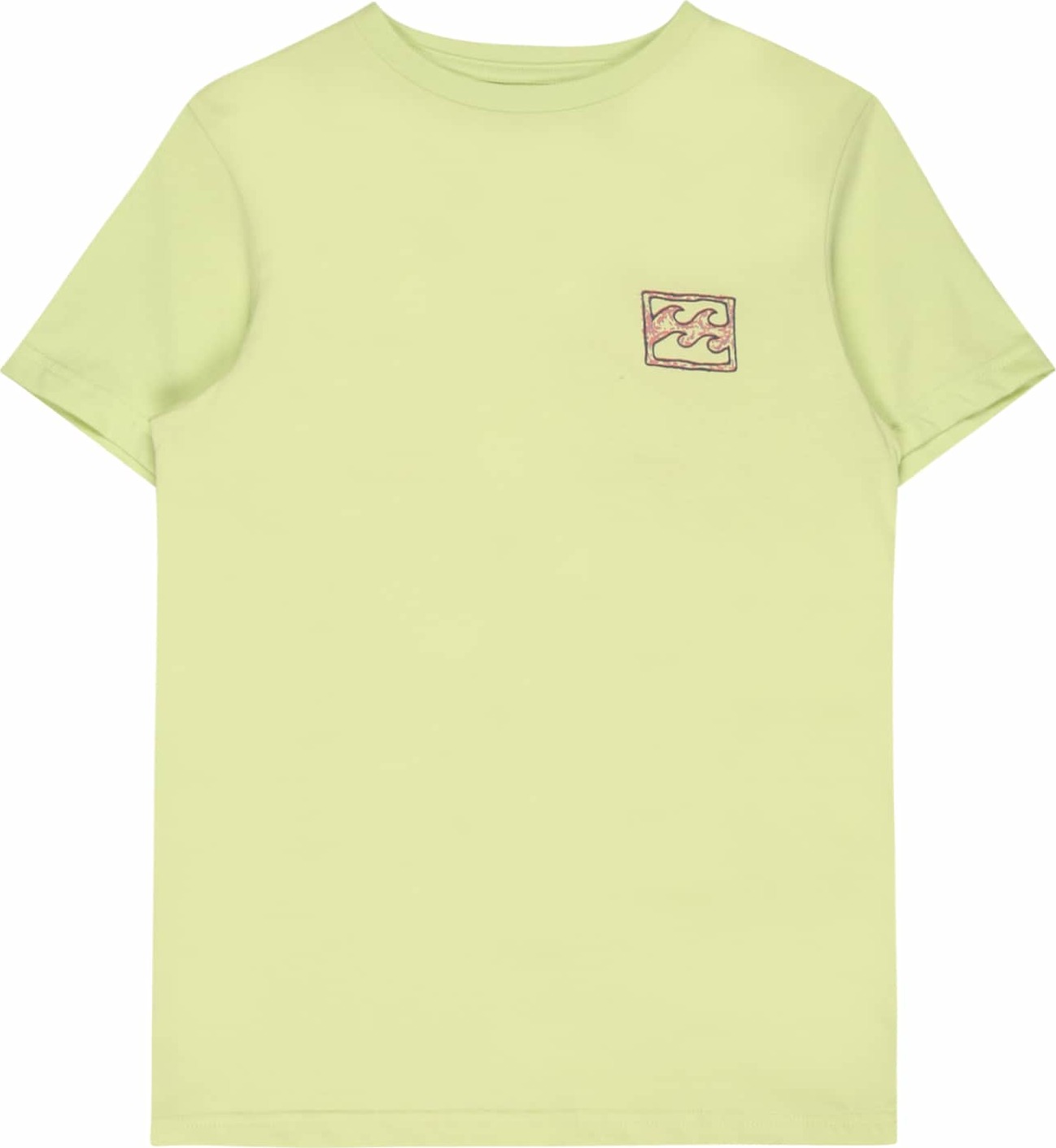 BILLABONG Funkční tričko 'CRAYON WAVE' pastelově žlutá / antracitová / fialová / lososová