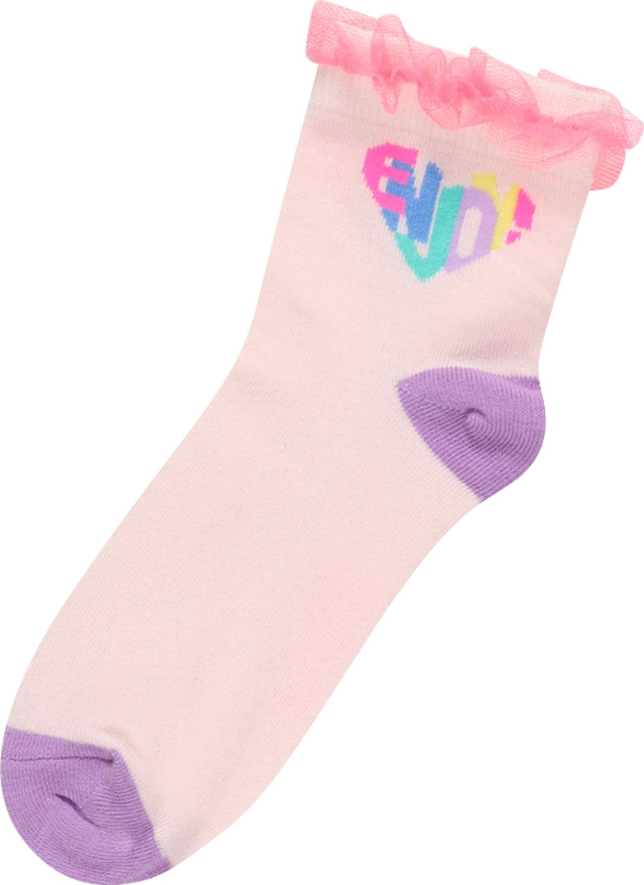 Billieblush Ponožky modrá / fialová / růžová / světle růžová