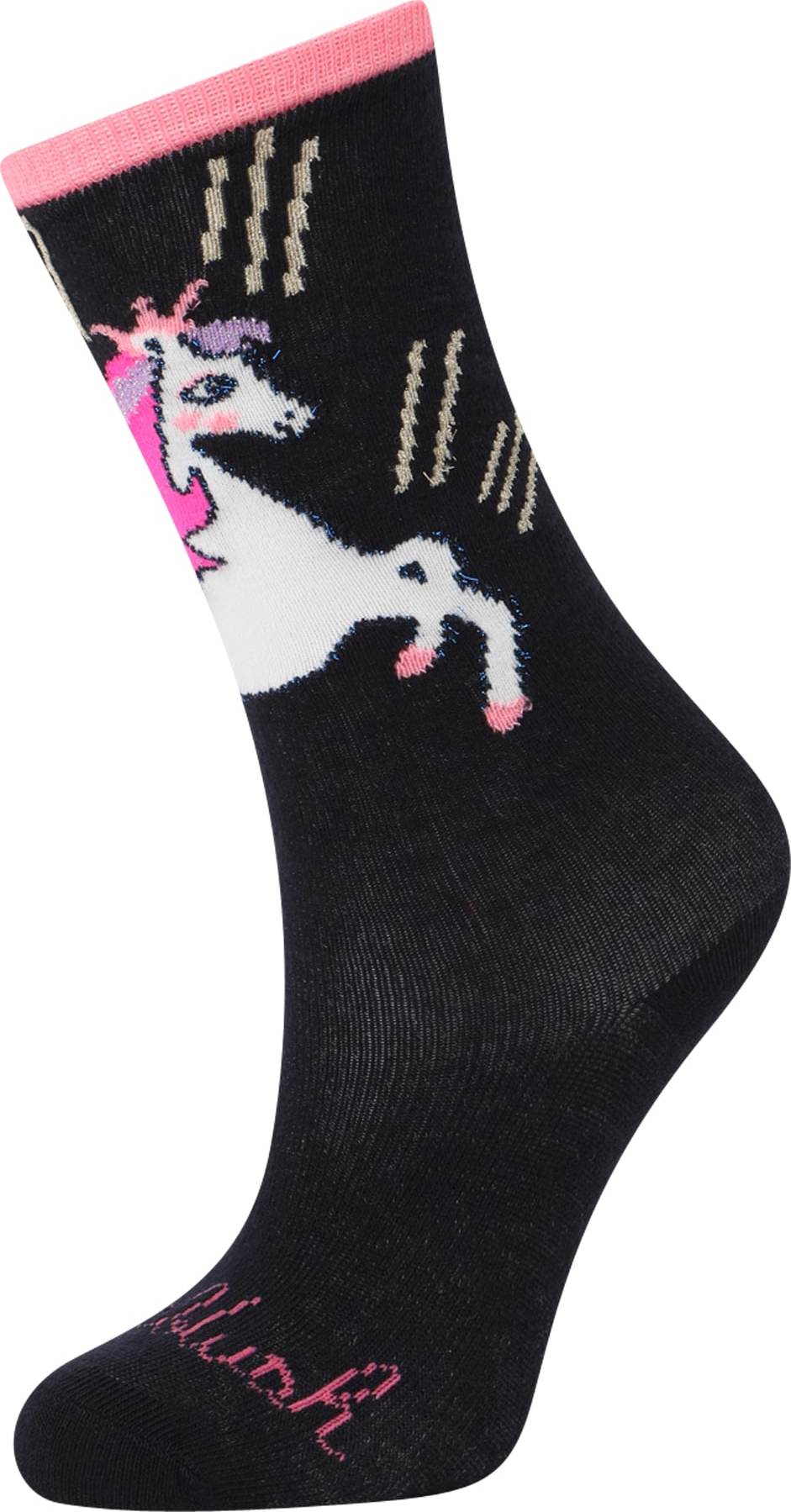 Billieblush Ponožky námořnická modř / šedá / světle růžová / bílá