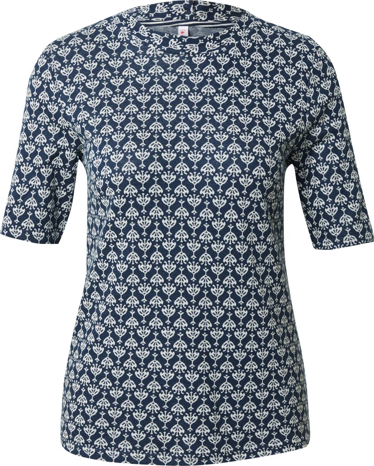 Blutsgeschwister Tričko 'Tiny' námořnická modř / bílá