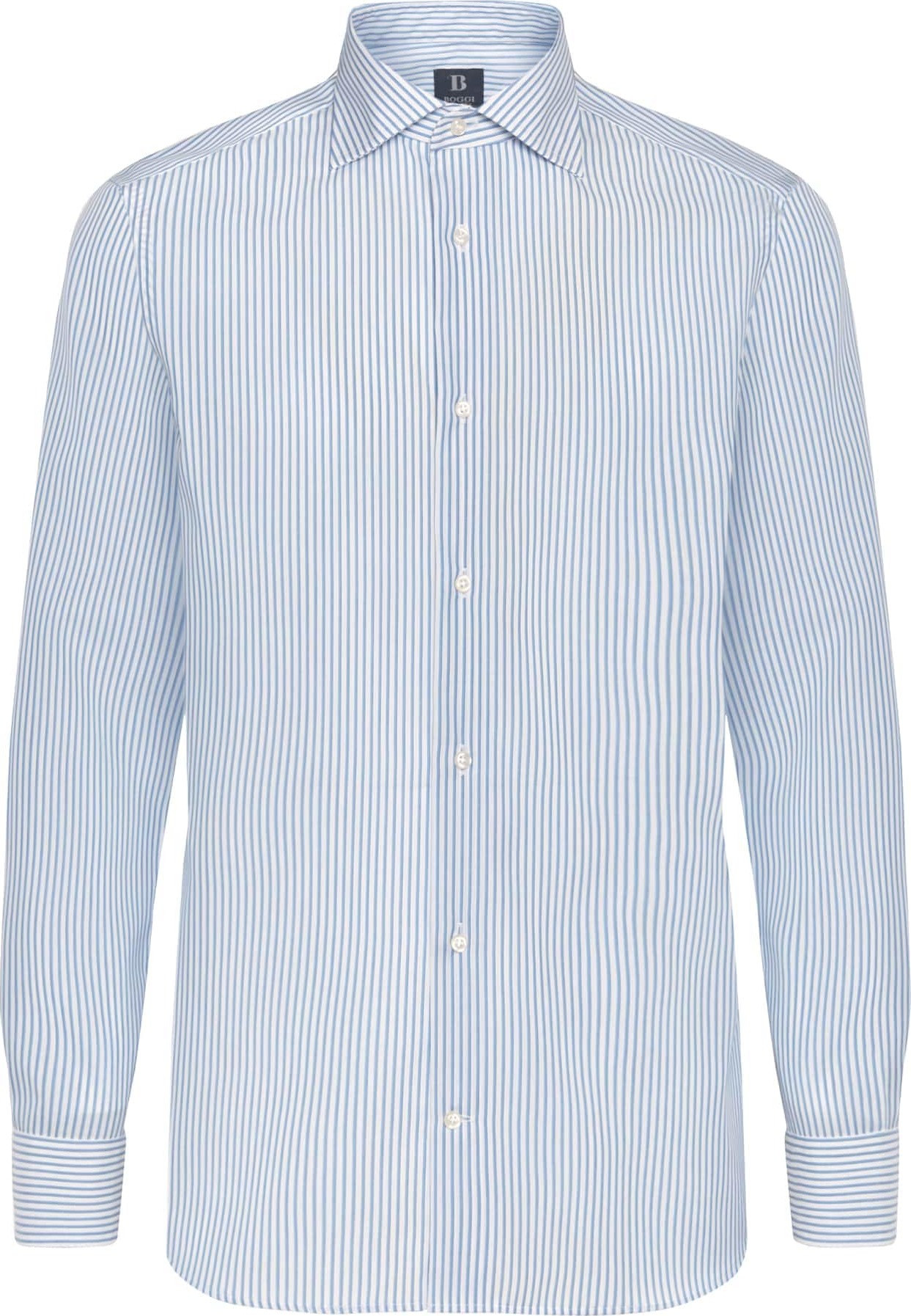 Boggi Milano Košile světlemodrá / bílá