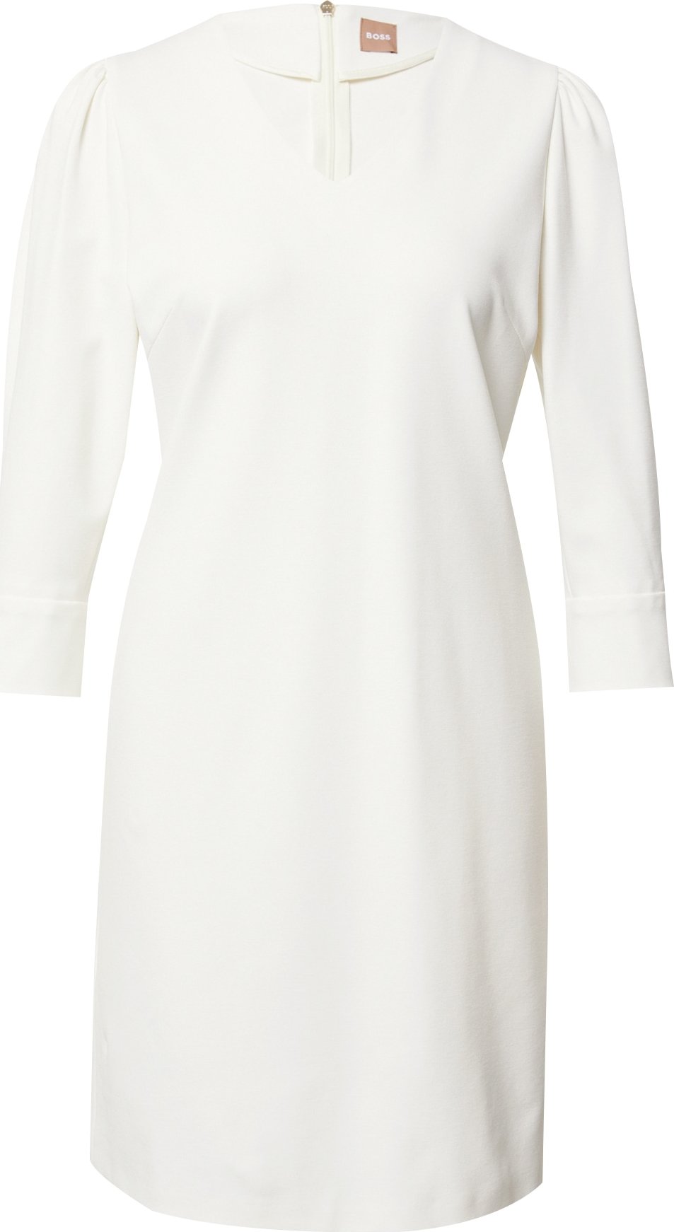 BOSS Black Pouzdrové šaty 'Distany' bílá