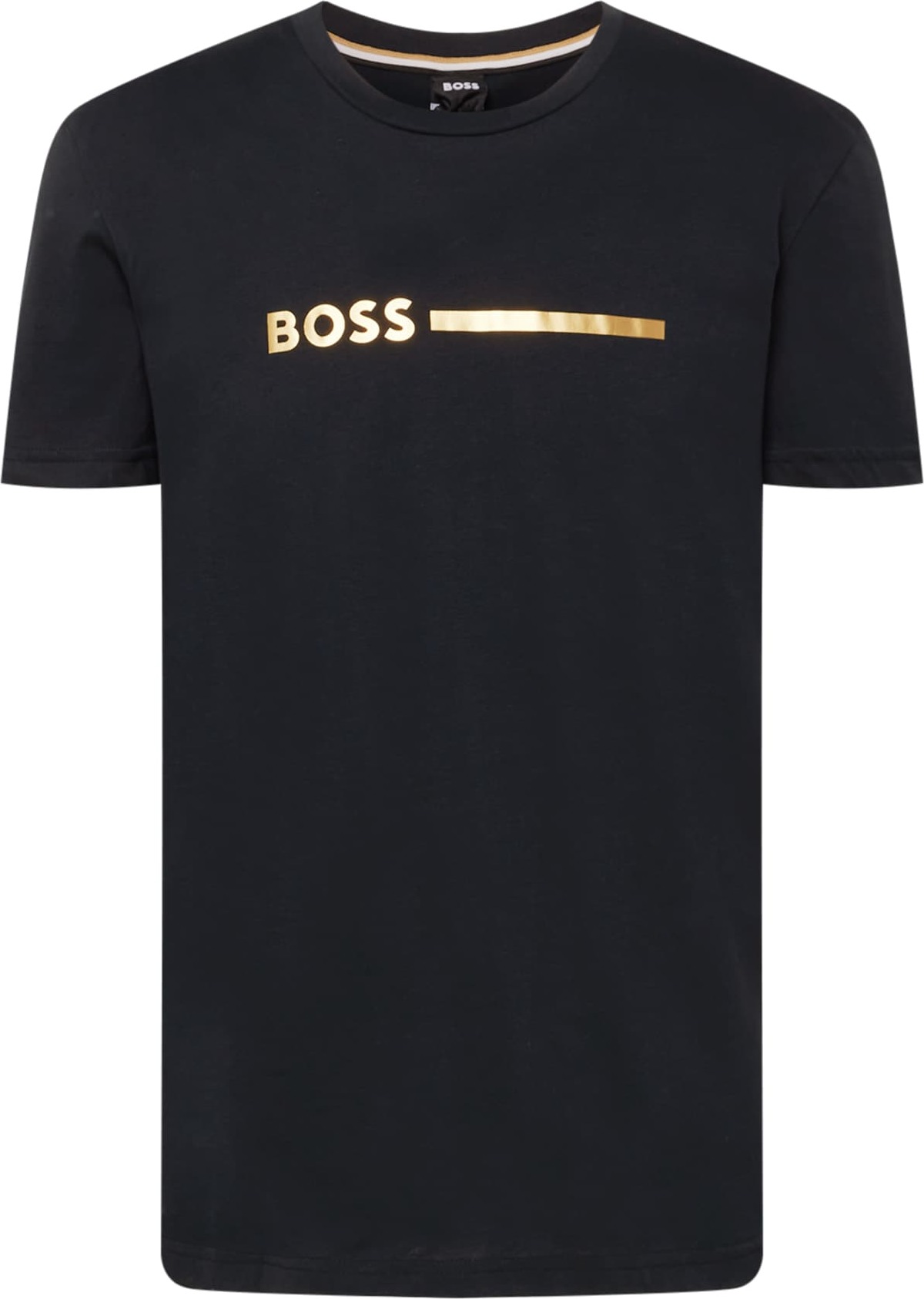 BOSS Black Tričko 'Special' zlatá / černá