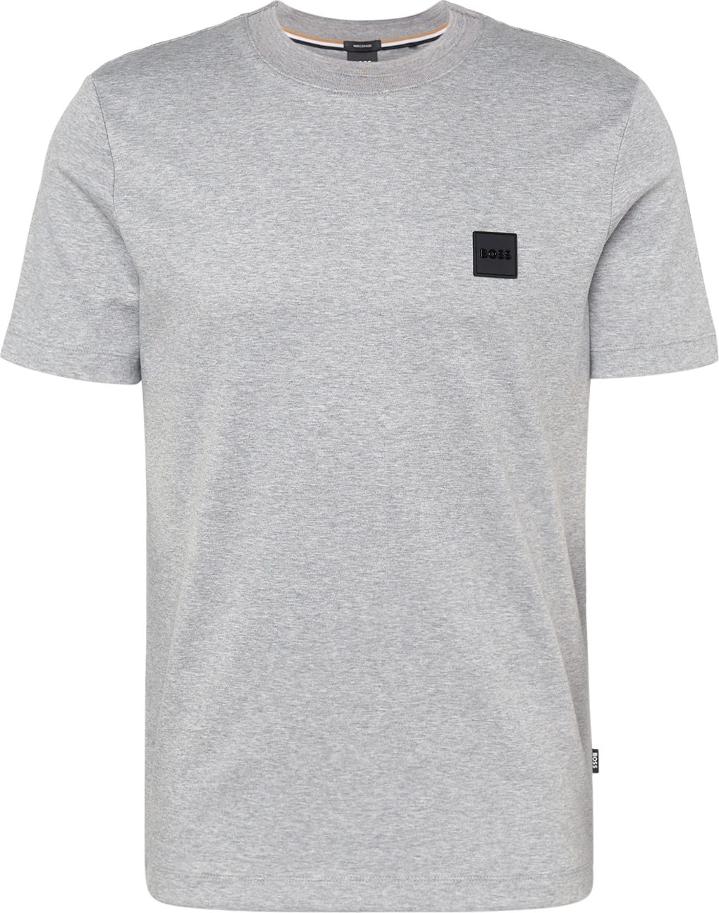 BOSS Black Tričko 'Tiburt' šedý melír