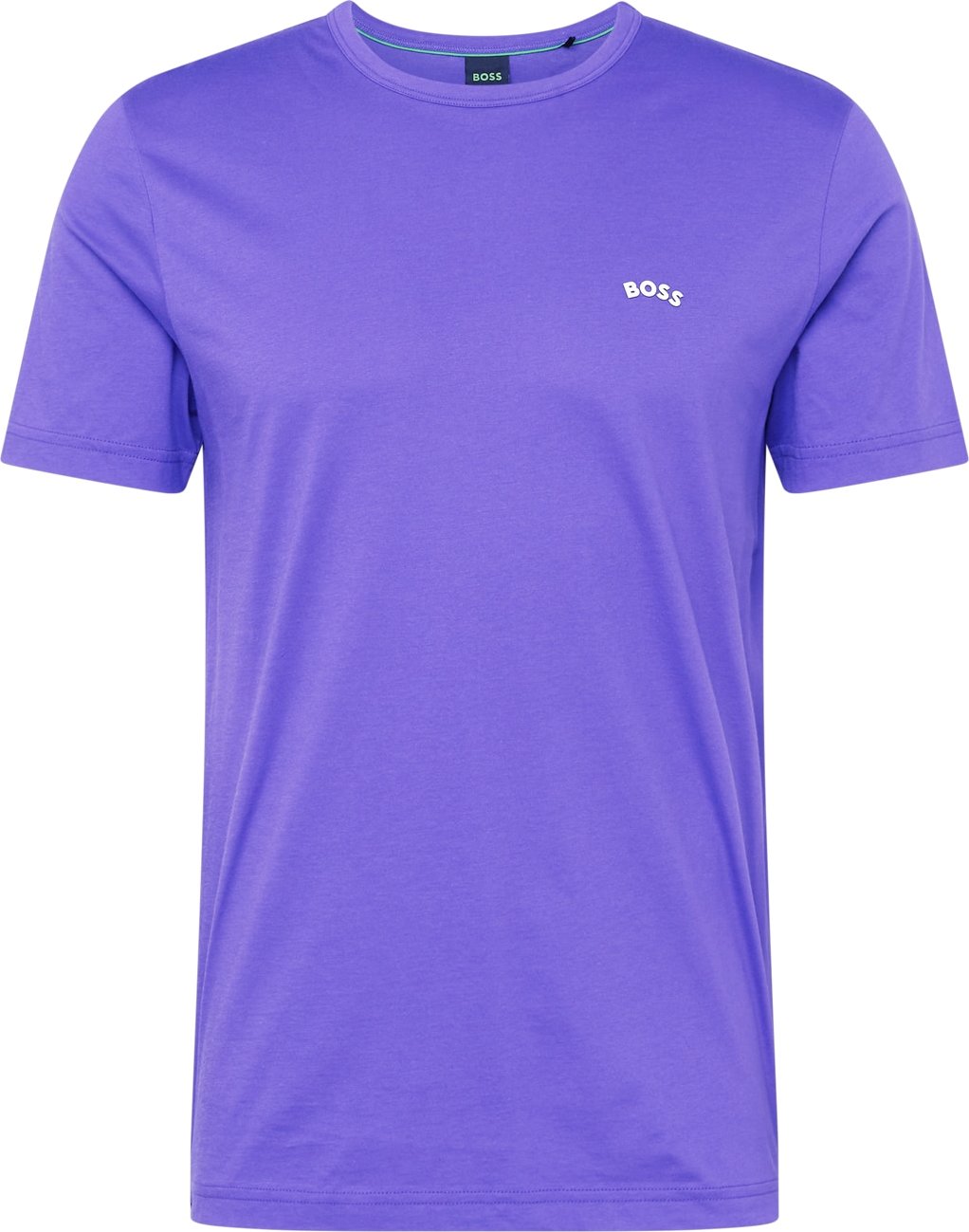 BOSS Green Tričko svítivě fialová / bílá
