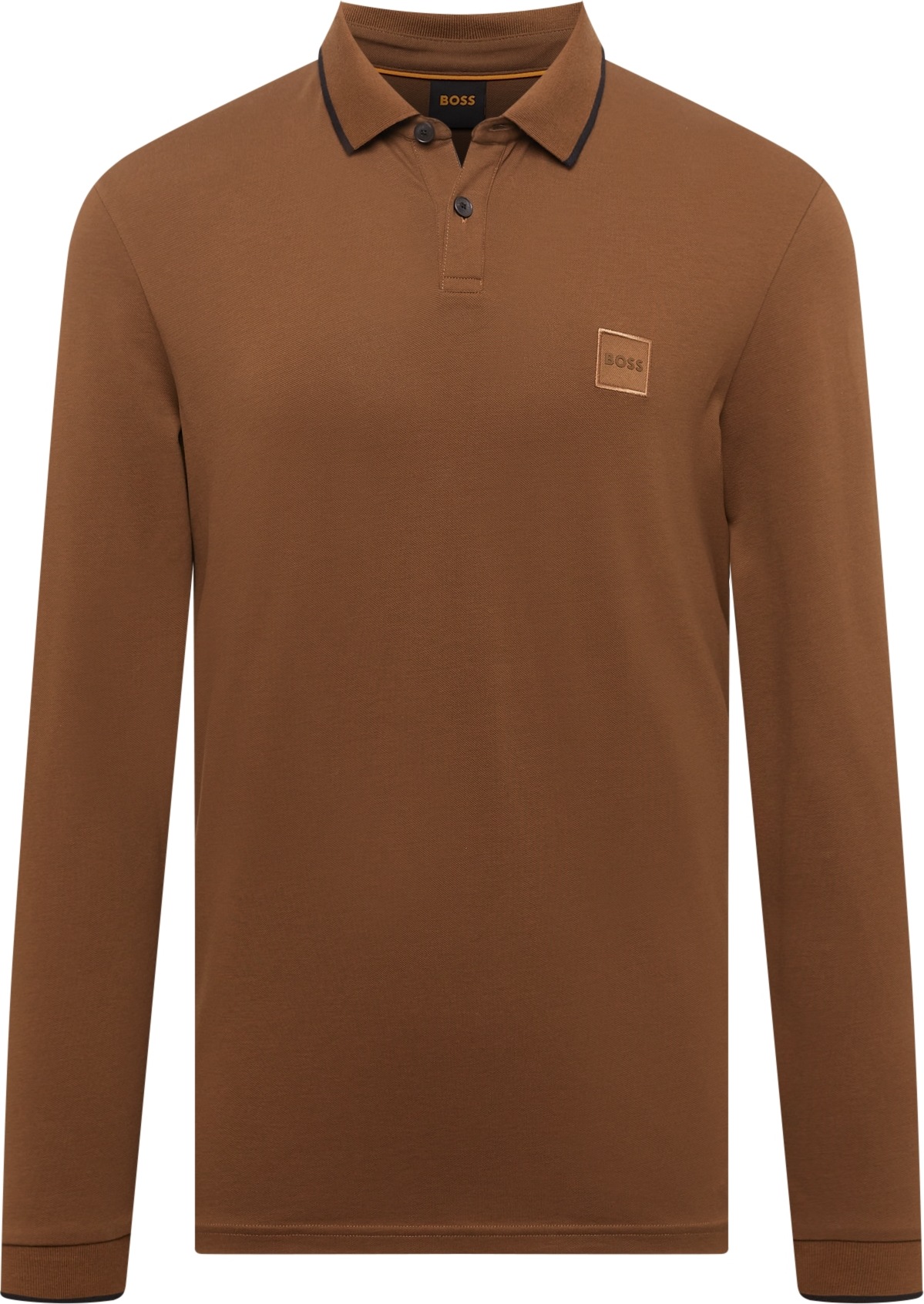 BOSS Orange Tričko 'Passertiplong' hnědá