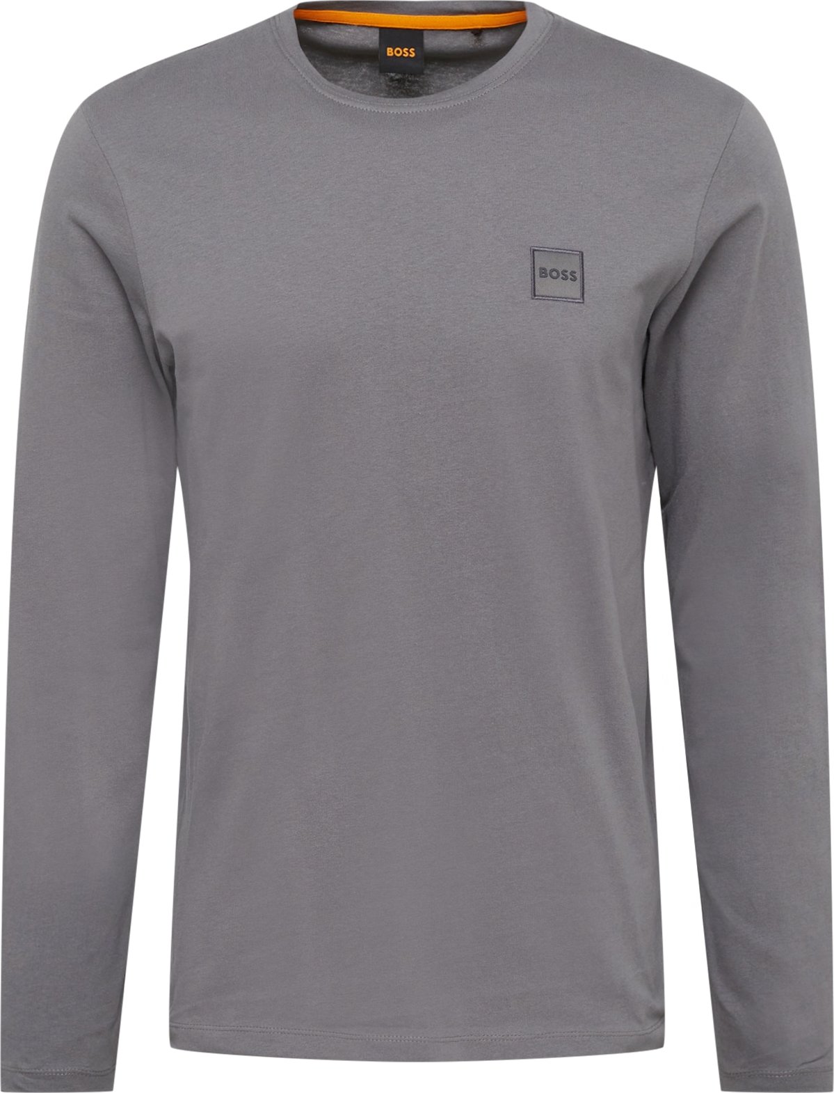 BOSS Orange Tričko 'Tacks' kouřově šedá / tmavě šedá