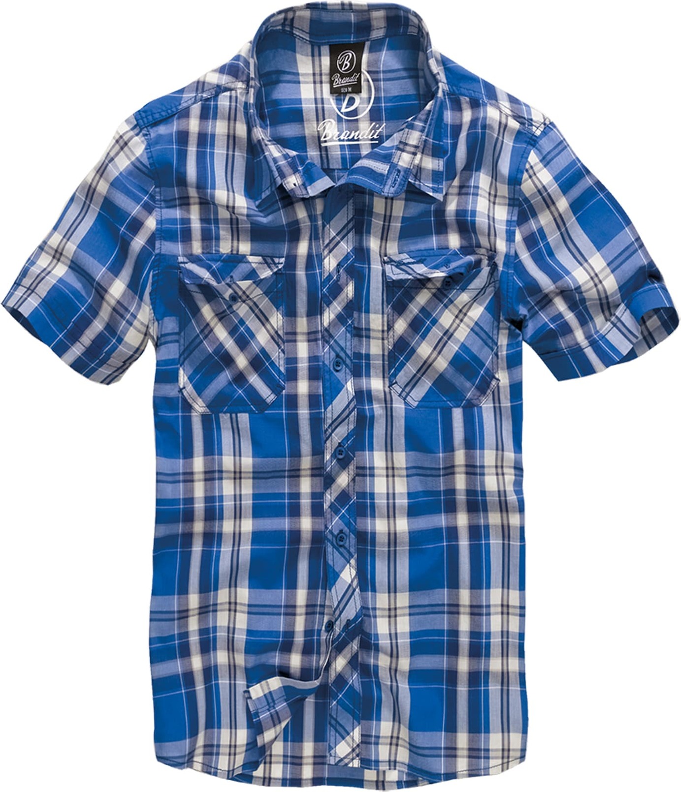 Brandit Košile 'Roadstar' modrá / bílá