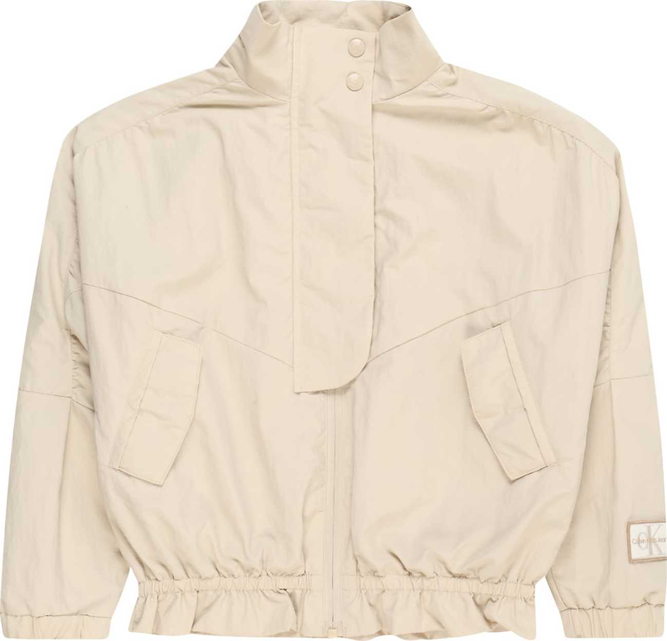 Calvin Klein Jeans Přechodná bunda 'UTILITY' béžová