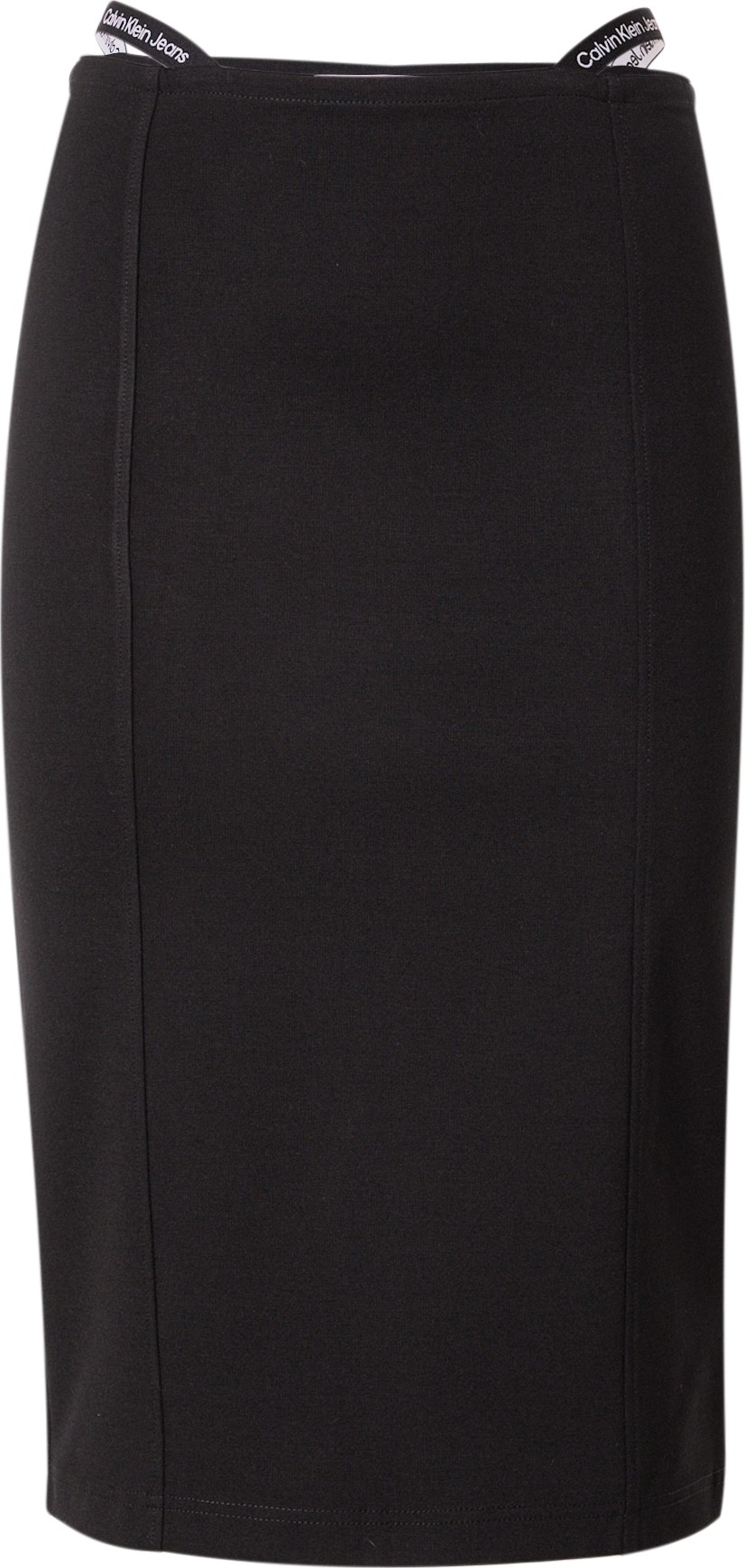 Calvin Klein Jeans Sukně černá / bílá