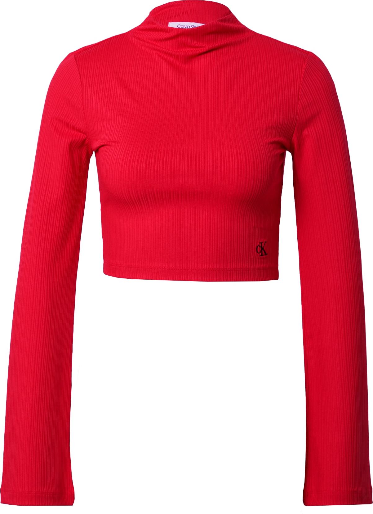 Calvin Klein Jeans Tričko červená