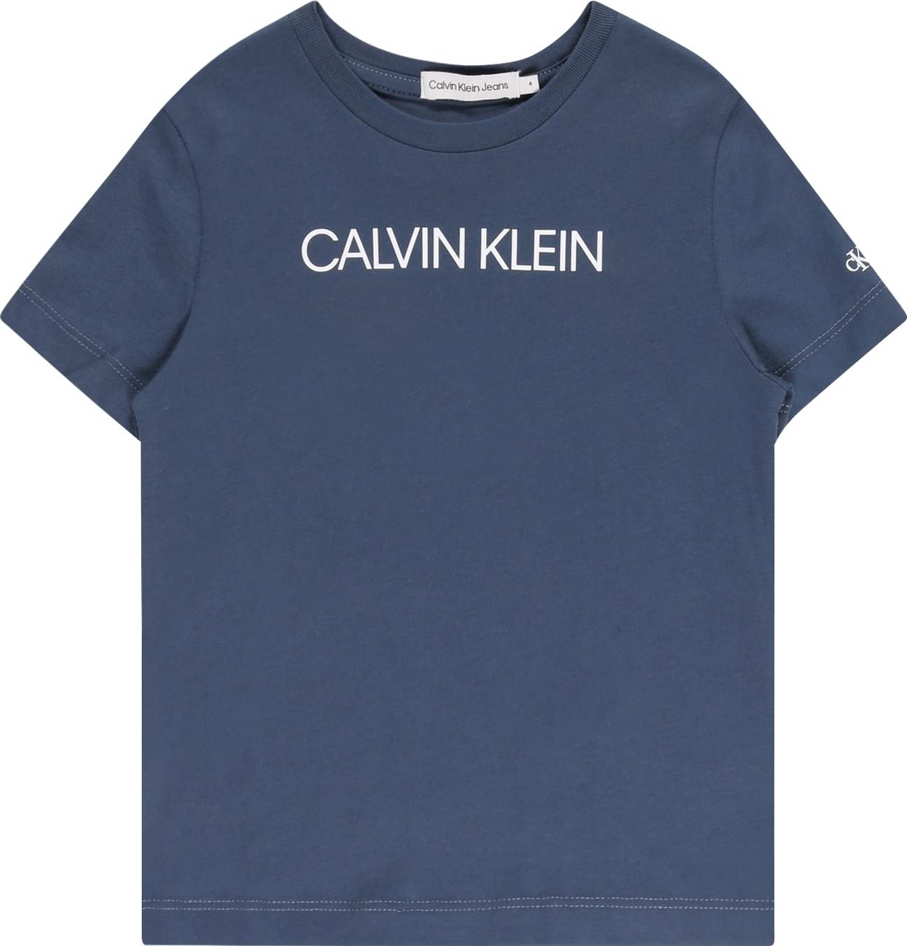 Calvin Klein Jeans Tričko modrá / bílá