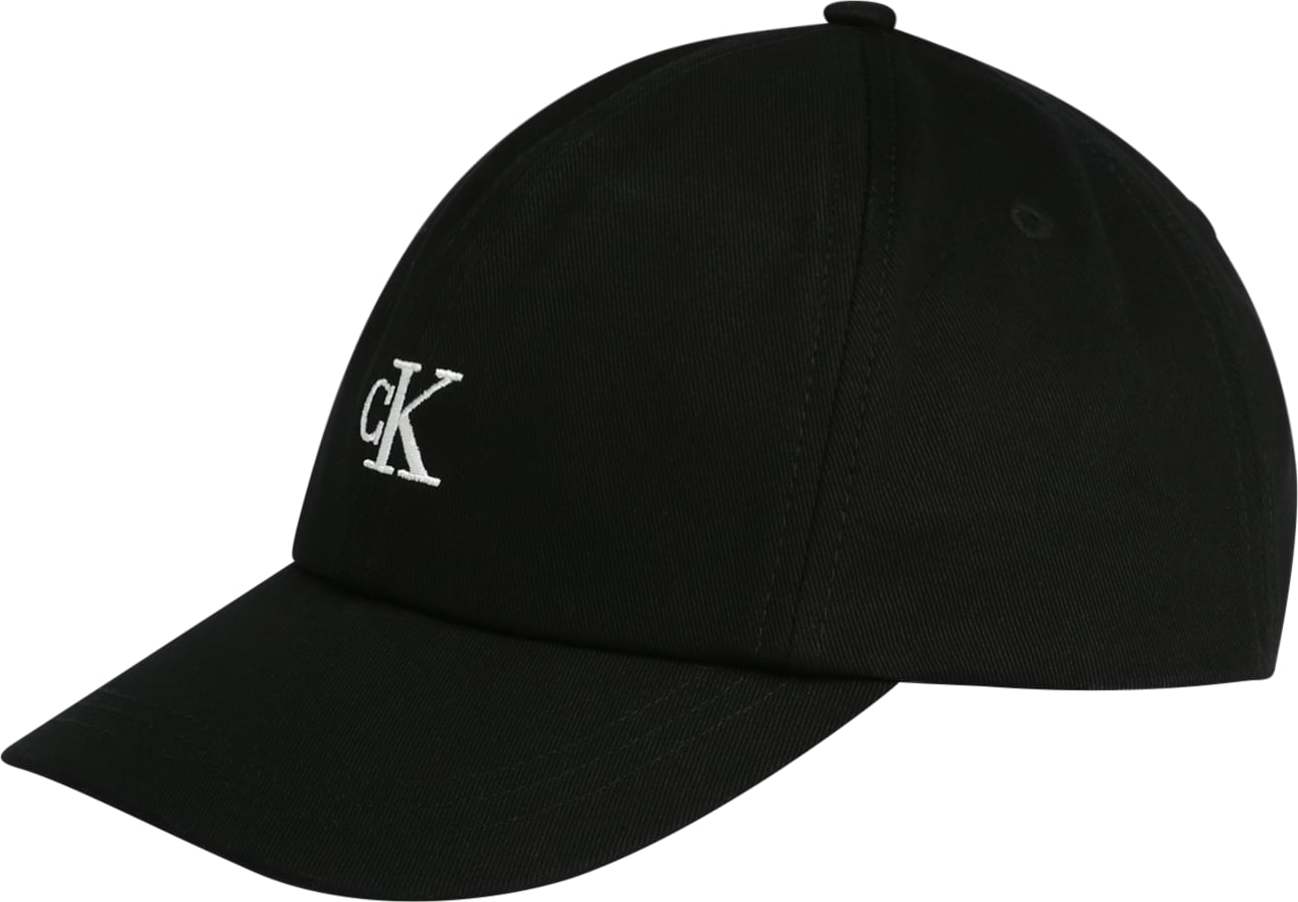 Calvin Klein Jeans Čepice černá / bílá