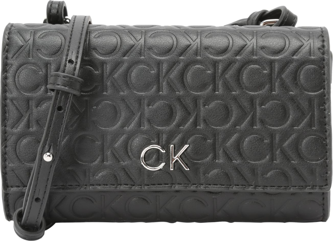 Calvin Klein Taška přes rameno 'Re-Lock' černá