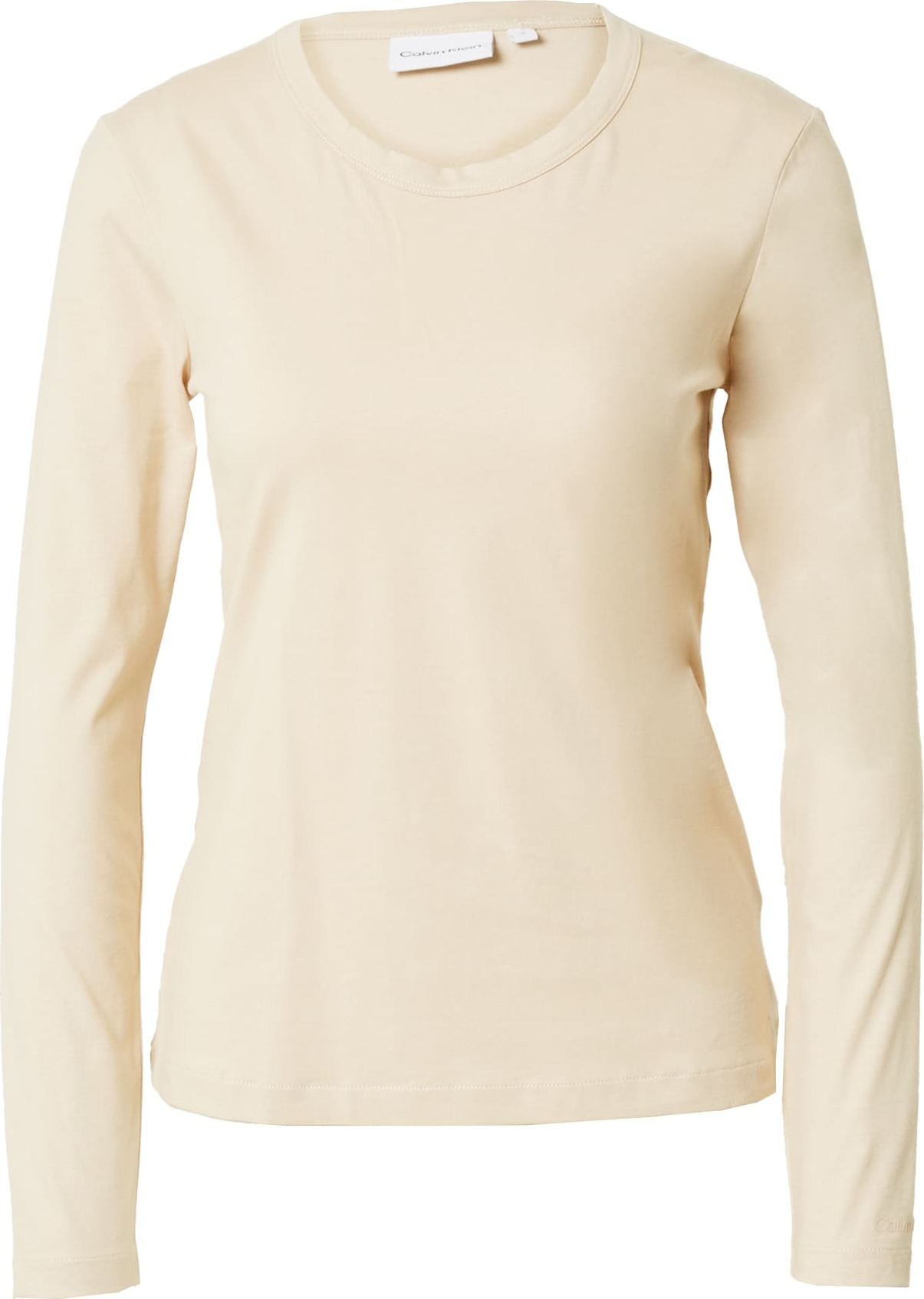 Calvin Klein Tričko barva bílé vlny