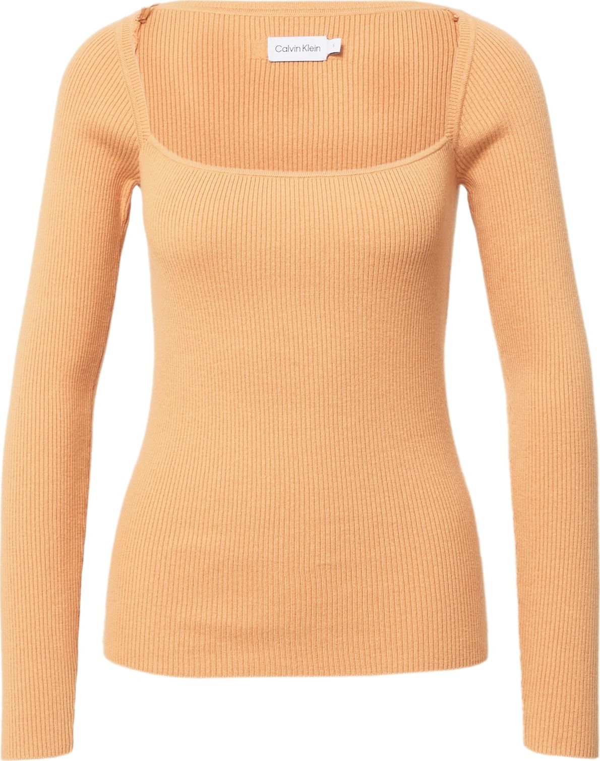 Calvin Klein Tričko pastelově oranžová