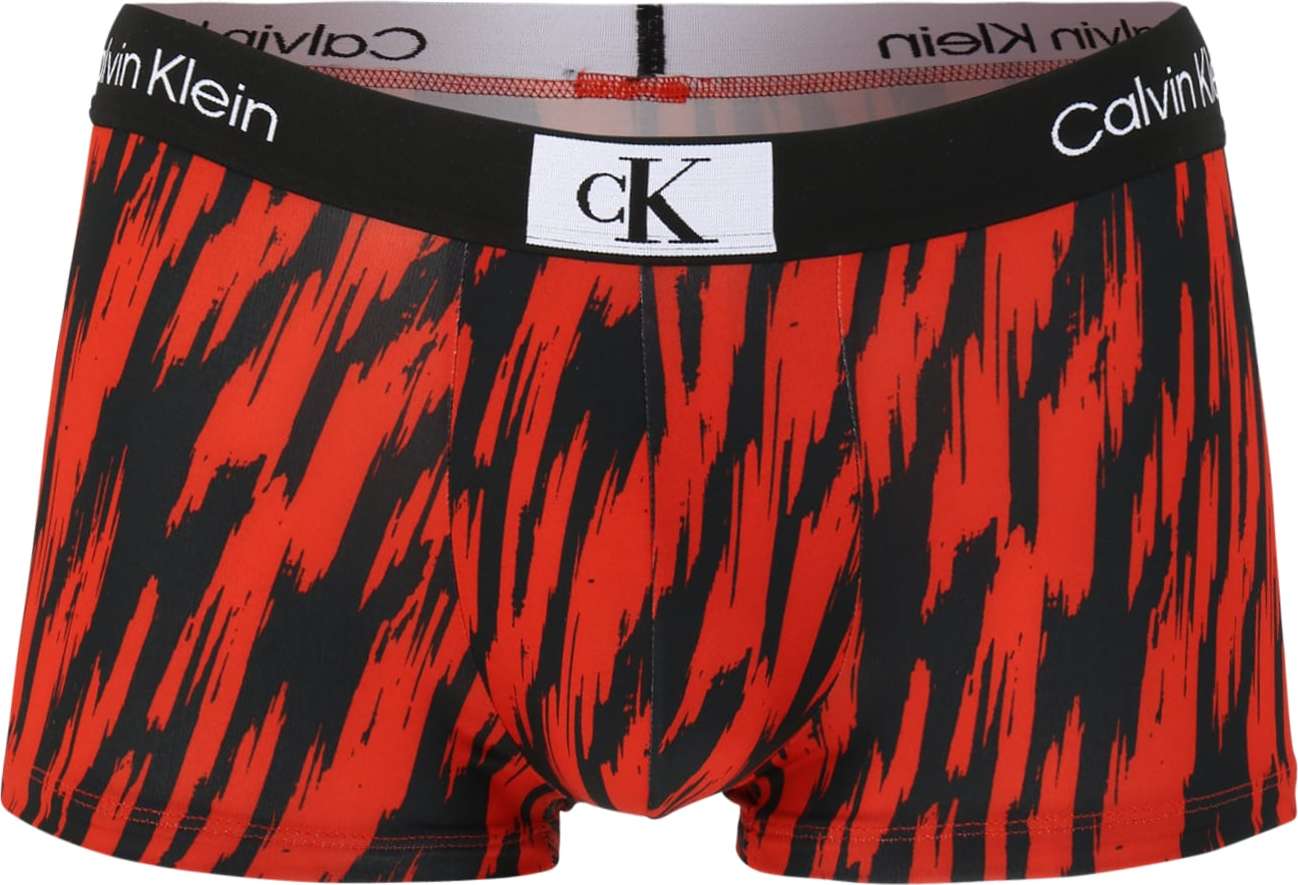 Calvin Klein Underwear Boxerky červená / černá / bílá