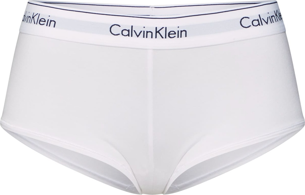 Calvin Klein Underwear Kalhotky 'BOYSHORT' bílá
