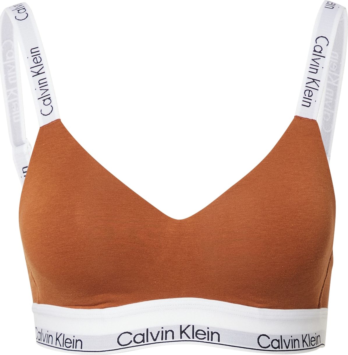 Calvin Klein Underwear Podprsenka tmavě béžová / černá / bílá