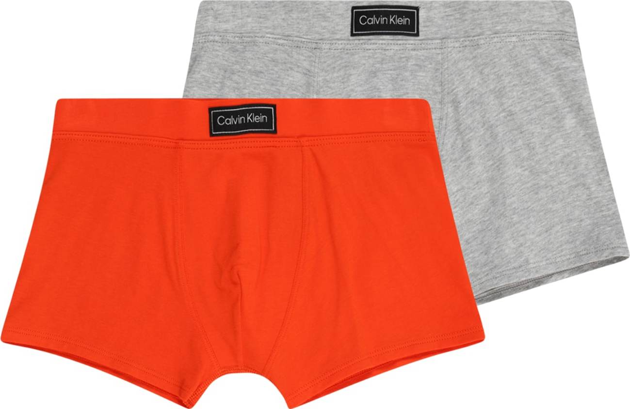 Calvin Klein Underwear Spodní prádlo šedý melír / červená