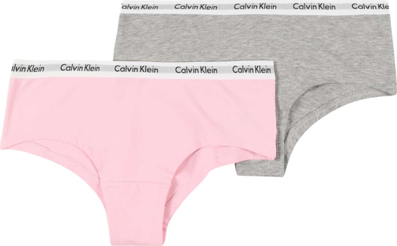 Calvin Klein Underwear Spodní prádlo šedý melír / světle růžová / bílá
