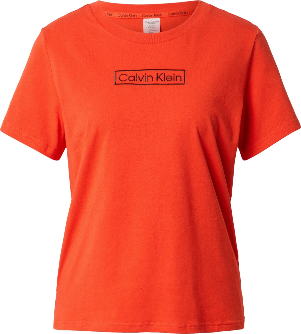 Calvin Klein Underwear Tričko oranžově červená / černá