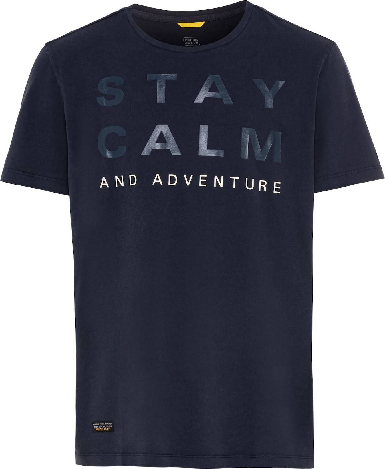 CAMEL ACTIVE Tričko krémová / námořnická modř / tmavě modrá