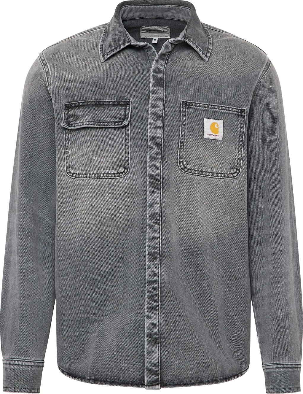 Carhartt WIP Košile 'Salinac' žlutá / černá džínovina / bílá