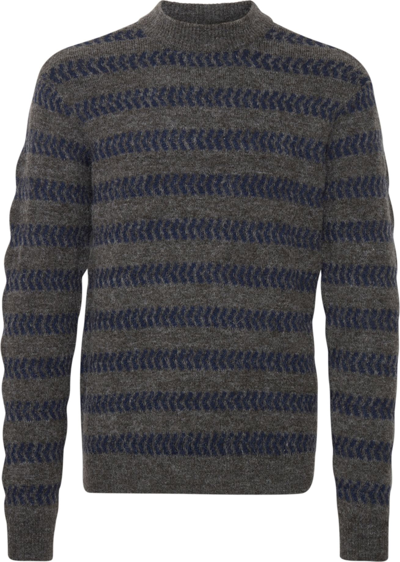 Casual Friday Svetr 'Karl' marine modrá / khaki